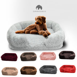 cut out plush dog bed