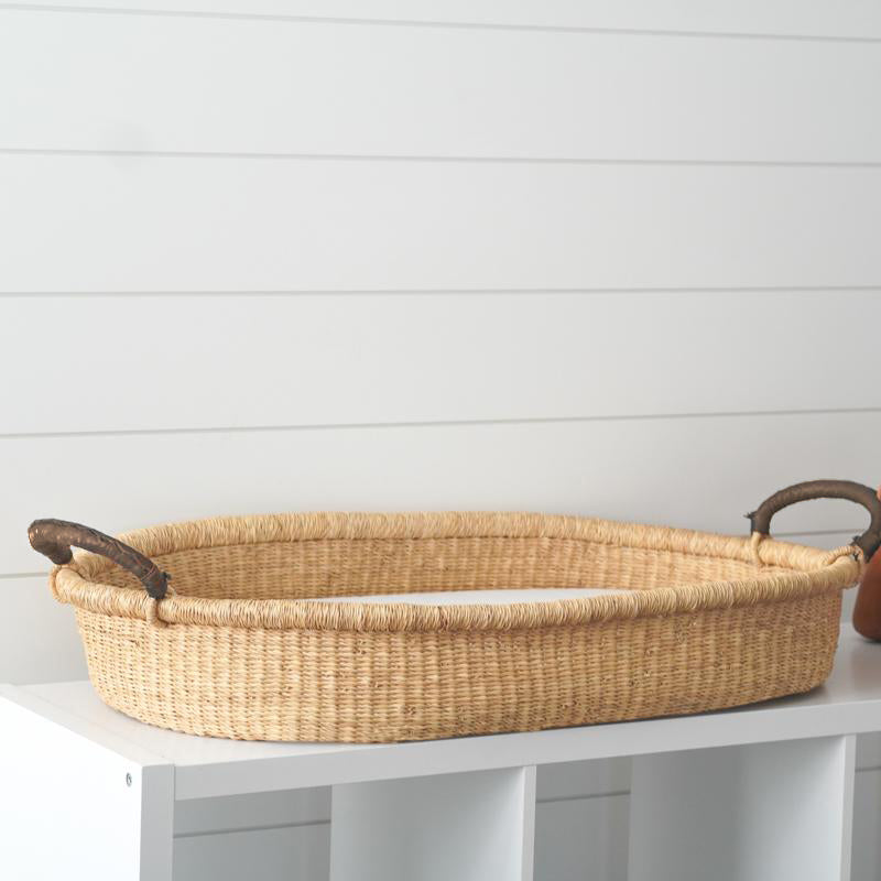 Woven Baby Changing Basket ZuriRose Co LLC