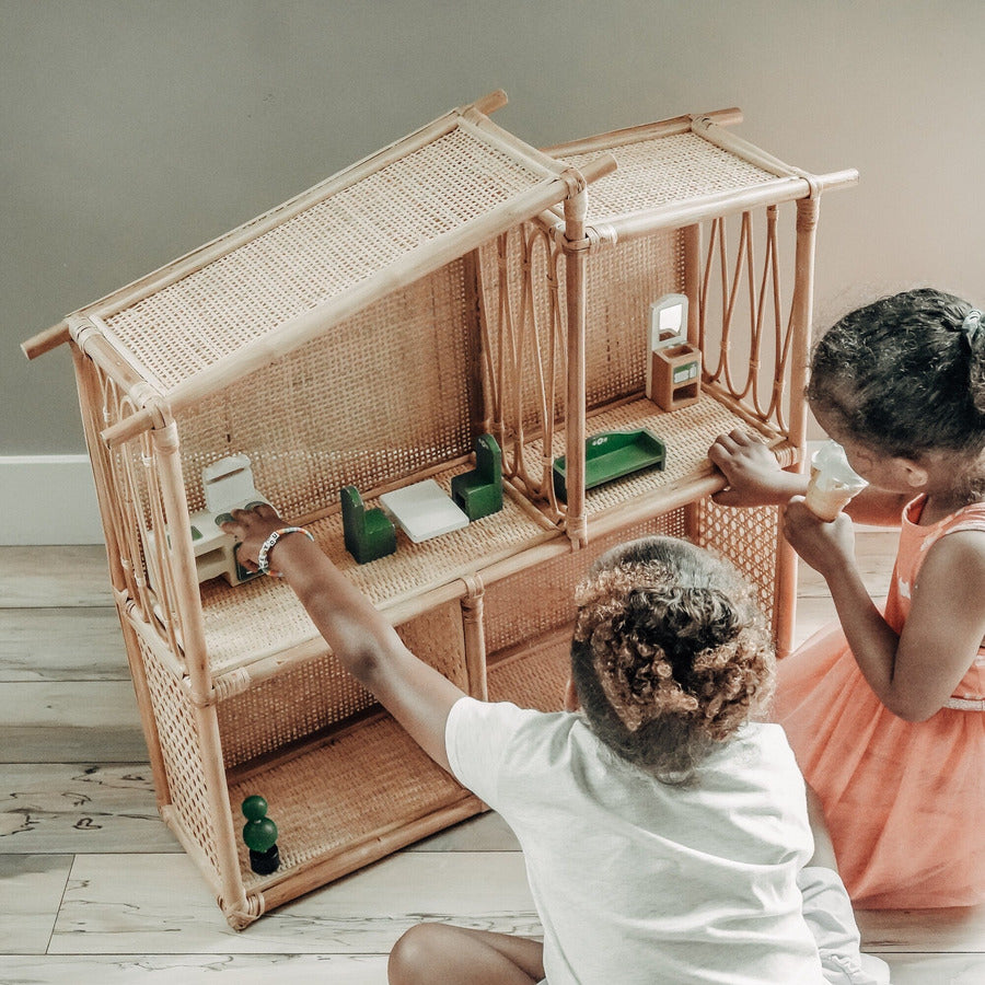 Twigs & Turns on Instagram: Our multipurpose Life size doll house! Now  available on our website 🌎 #kidsfurniture #rattanfurniture #ikeakids  #toddlerfurniture #woodendollhouse